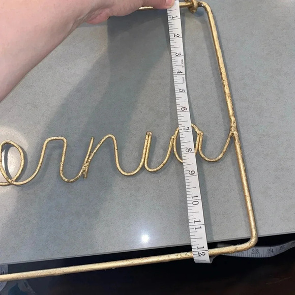 Gold metal california wall hanging - Picture 9 of 12